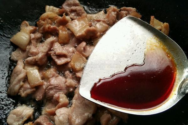 香菇胡萝卜炒肉片的做法图解5