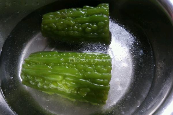 香蕉酿苦瓜的做法图解6