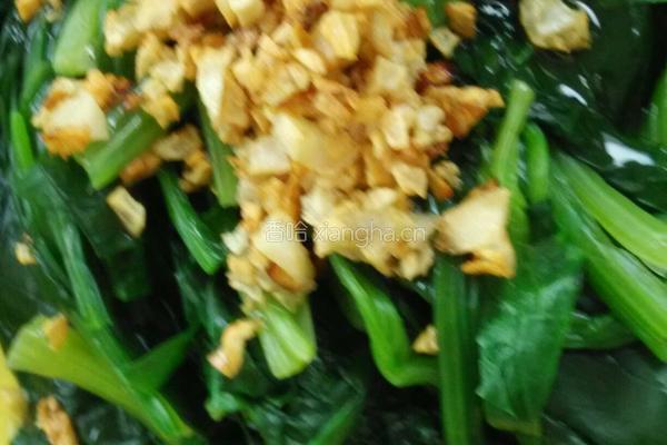凉拌蒜末菠菜的做法图解11