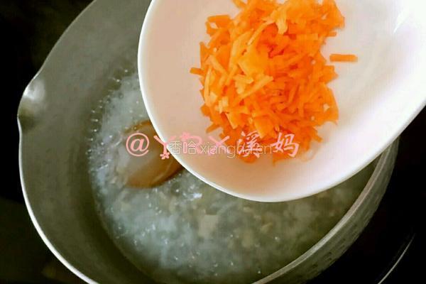 丝瓜瘦肉粥的做法图解4