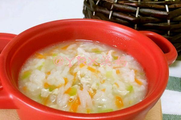 丝瓜瘦肉粥的做法图解7