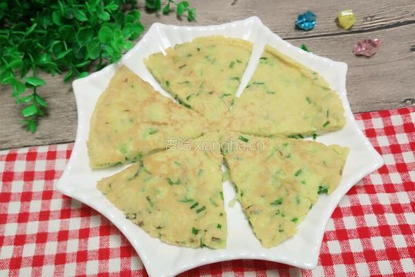 小蒜鸡蛋煎饼的做法图解13