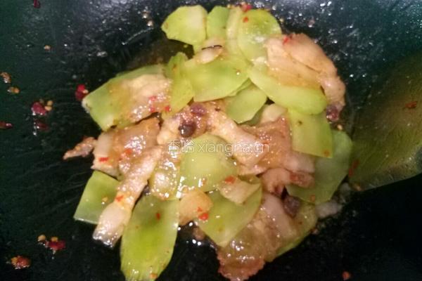 青笋炒肉的做法图解5