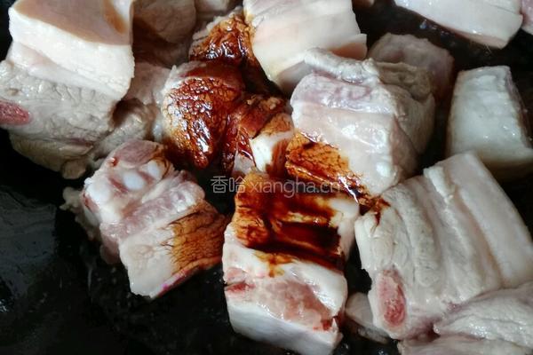 冰糖梅菜烧肉的做法图解5