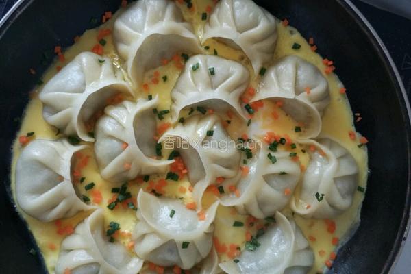 五彩抱蛋煎饺的做法图解8
