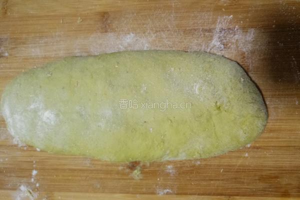 抹茶全麦蜜豆吐司的做法图解4