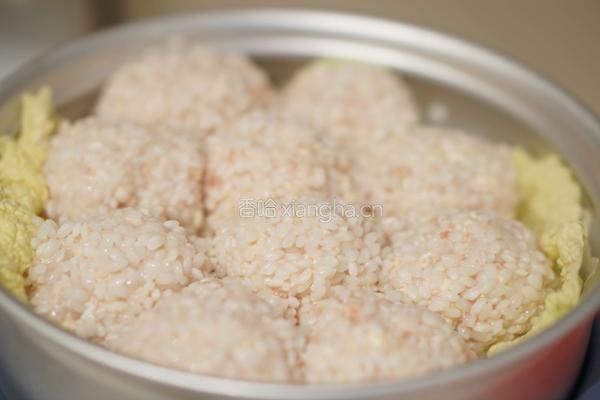 豆腐珍珠丸子的做法图解8