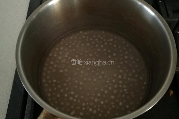 红葡萄汁西米捞的做法图解4