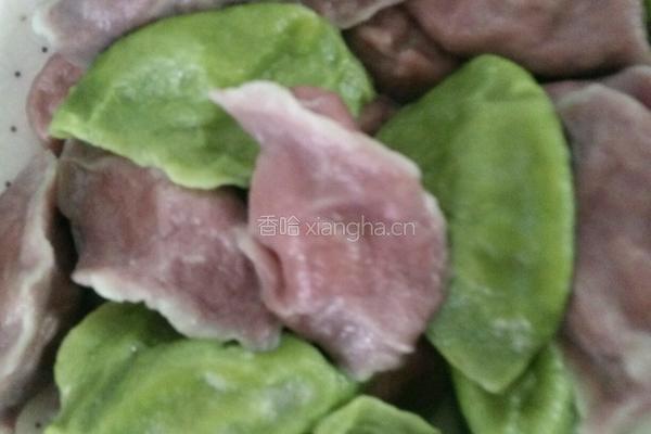 彩色饺子的做法图解8