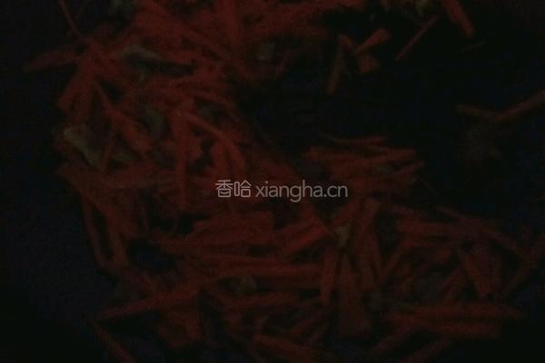 胡萝卜炒肉的做法图解4