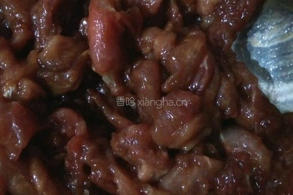 秀珍菇煮肉的做法图解3