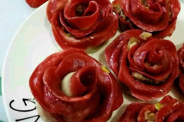 玫瑰花馒头