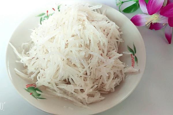 酸甜白萝卜的做法图解5