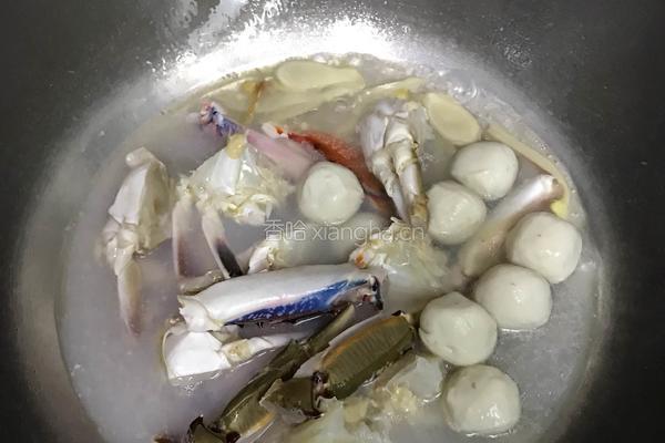 青瓜螃蟹汤的做法图解5
