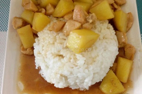 蚝油土豆肉丁盖饭的做法图解9