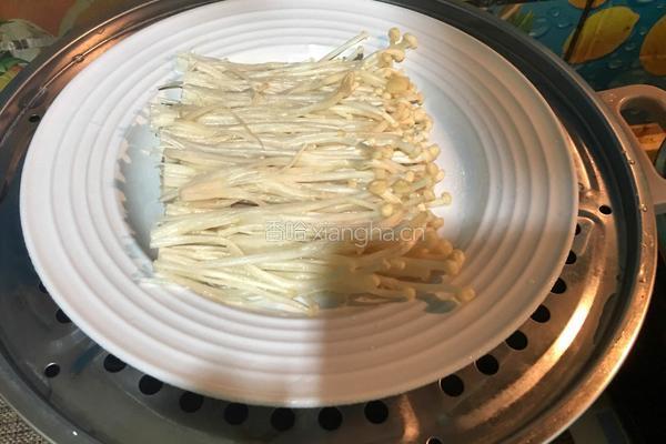 肉末金针菇的做法图解3