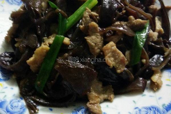 木耳炒肉的做法图解6