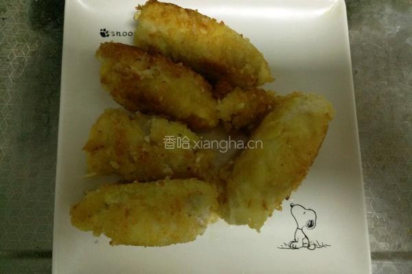 芝士鸡肉卷的做法图解7
