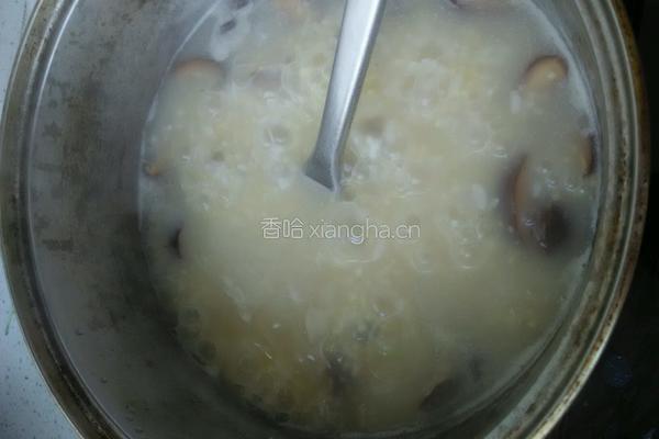 香菇肉丝粥的做法图解16