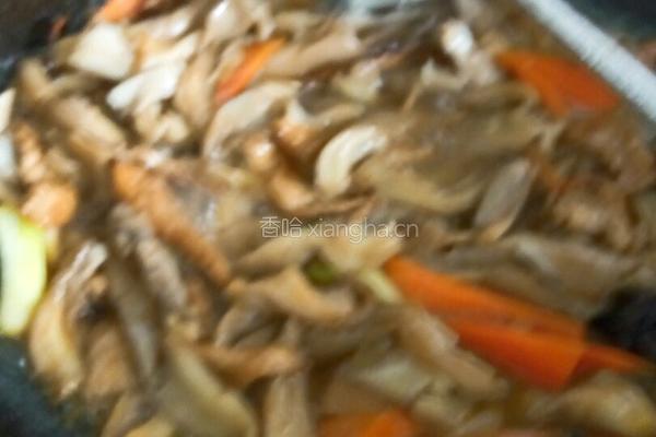 鲜蘑肉片的做法图解13