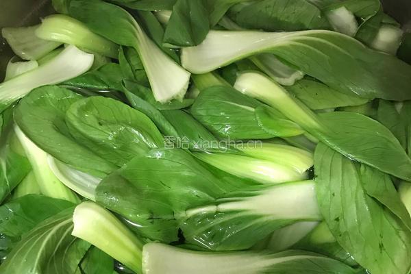 香菇油菜的做法图解2