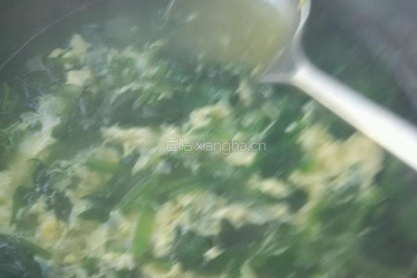 菠菜鸡蛋汤的做法图解10