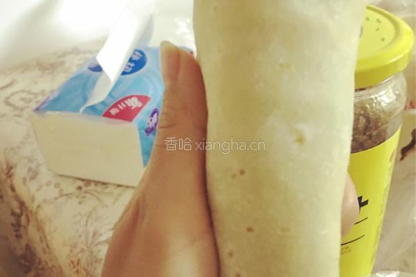 懒人青椒炒肉卷大饼的做法图解13