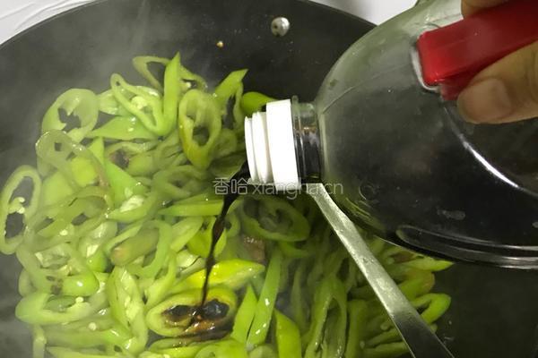 懒人青椒炒肉卷大饼的做法图解8