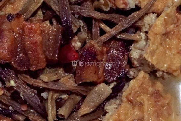 腊肉炖干豆角的做法图解9