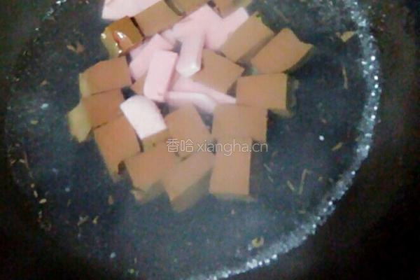 韭菜毛血旺的做法图解3