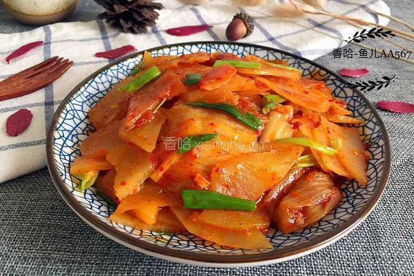辣白菜炒土豆片的做法图解8