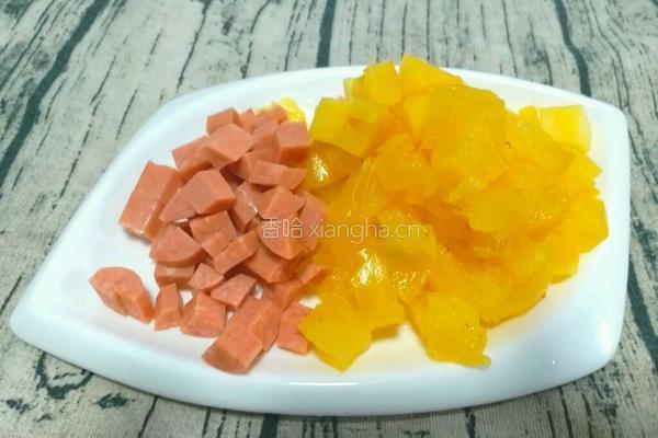 菠萝米饭的做法图解2