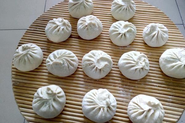 荠菜包子的做法图解4