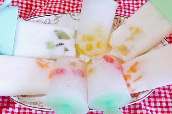 酸奶水果冰棒的做法图解11