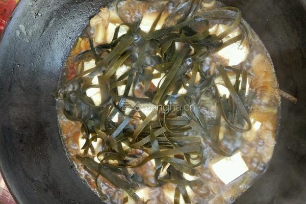 土豆海带炖豆腐的做法图解12