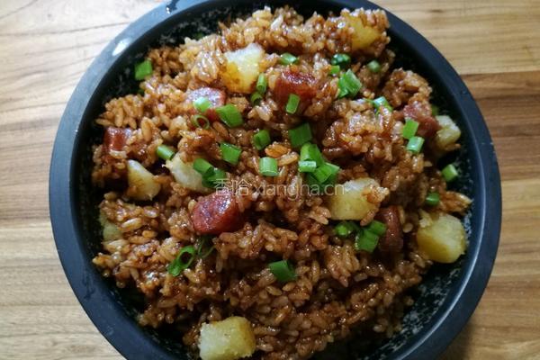 腊味土豆焖饭的做法图解3