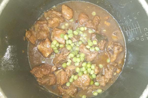 蒜香红烧豌豆排骨(电饭锅版)的做法图解13
