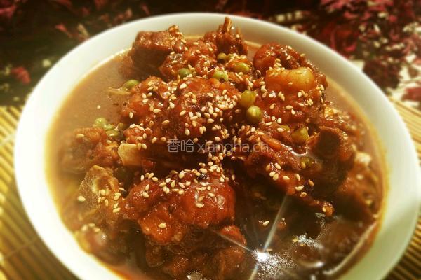 蒜香红烧豌豆排骨(电饭锅版)的做法图解14