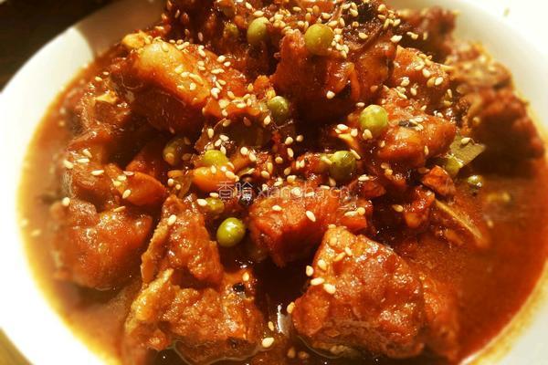蒜香红烧豌豆排骨(电饭锅版)的做法图解15