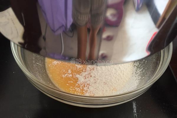 椰香戚风蛋糕6寸的做法图解4