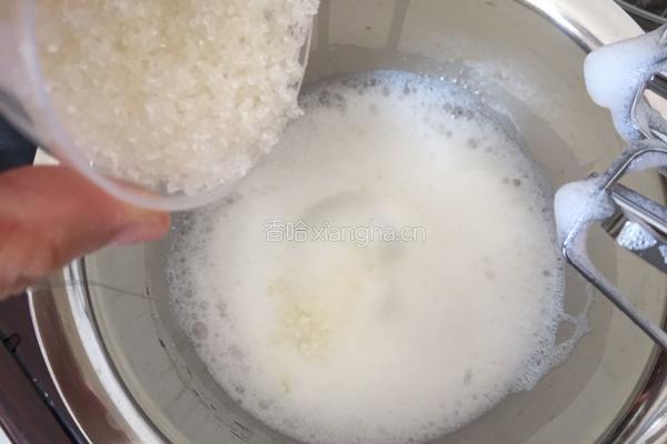椰香戚风蛋糕6寸的做法图解6