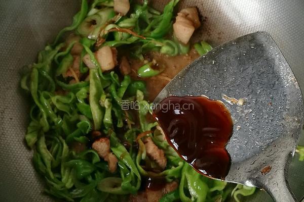 辣椒炒肉的做法图解6