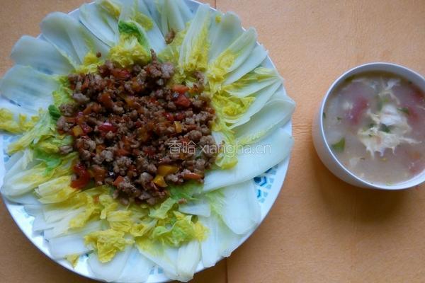 肉末粉丝娃娃菜的做法图解6
