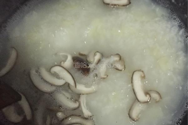 菜粥的做法图解3