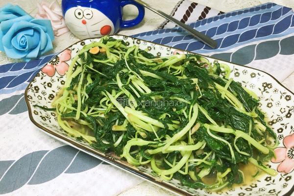 豆酱炒麻叶的做法图解12