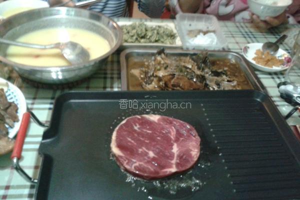 老屋私房菜 日料铁板烧牛排的做法图解1