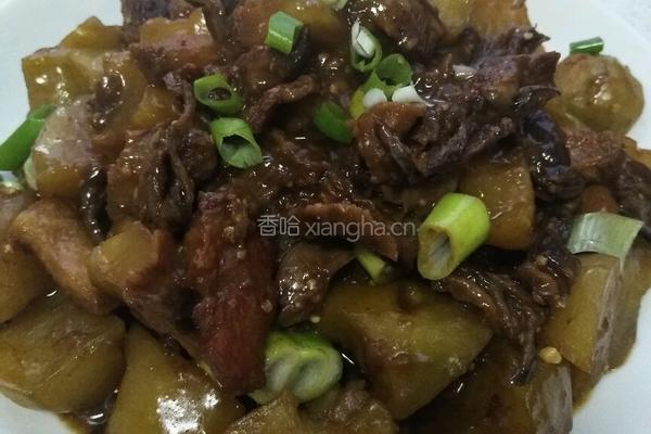 土豆炖茄子干的做法图解11