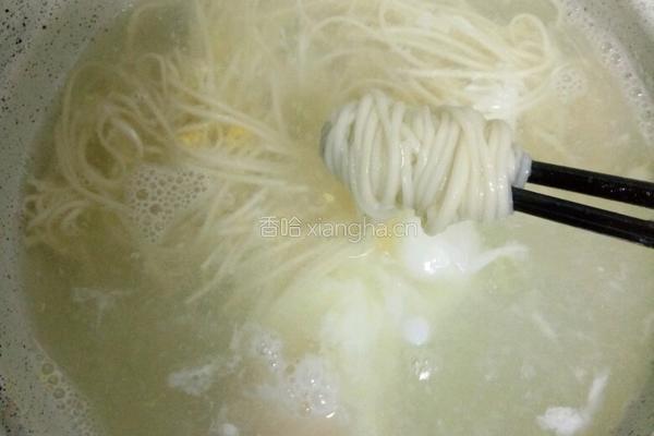 美味的山药挂面的做法图解6