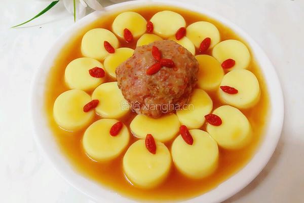 豆腐蒸肉的做法图解12