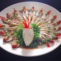 孔雀开屏之金鲳鱼的做法[图]